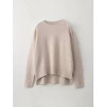 Lisa Yang Mila Sweater in Sand | Cashmere Sweaters | Coveti