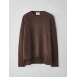 Lisa Yang Milica Sweater in Dark Cocoa | Cashmere Sweaters | Coveti
