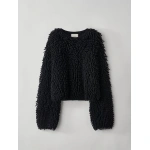 Lisa Yang Mille Sweater in Black | Cashmere Sweaters | Coveti