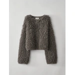 Lisa Yang Mille Sweater in Truffle | Cashmere Sweaters | Coveti