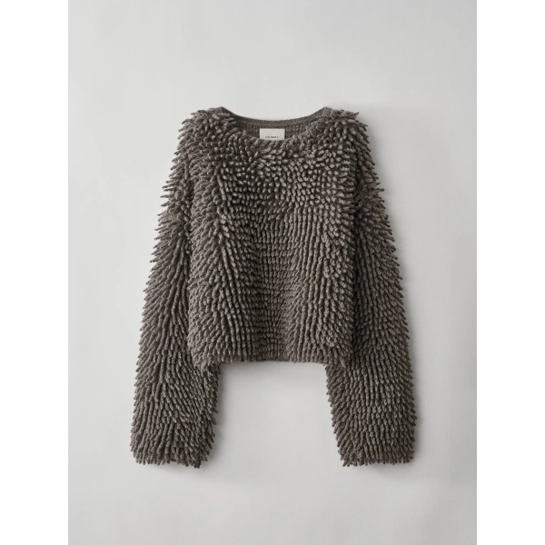 Lisa Yang Mille Sweater in Truffle | Cashmere Sweaters | Coveti