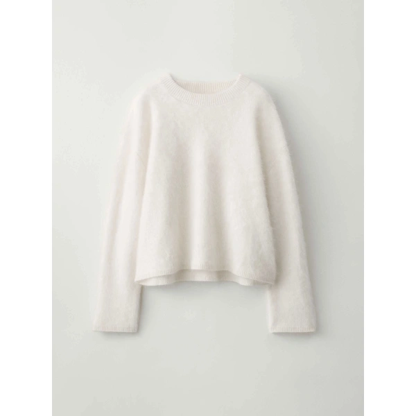 Natalia Sweater in Cream Brushed