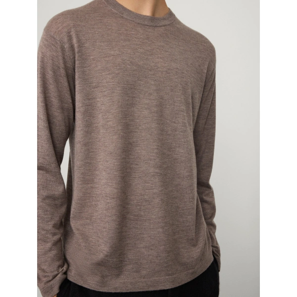 Lisa Yang Nathaniel Sweater in Deep Truffle