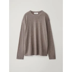 Lisa Yang Nathaniel Sweater in Deep Truffle | Knitwear | Coveti