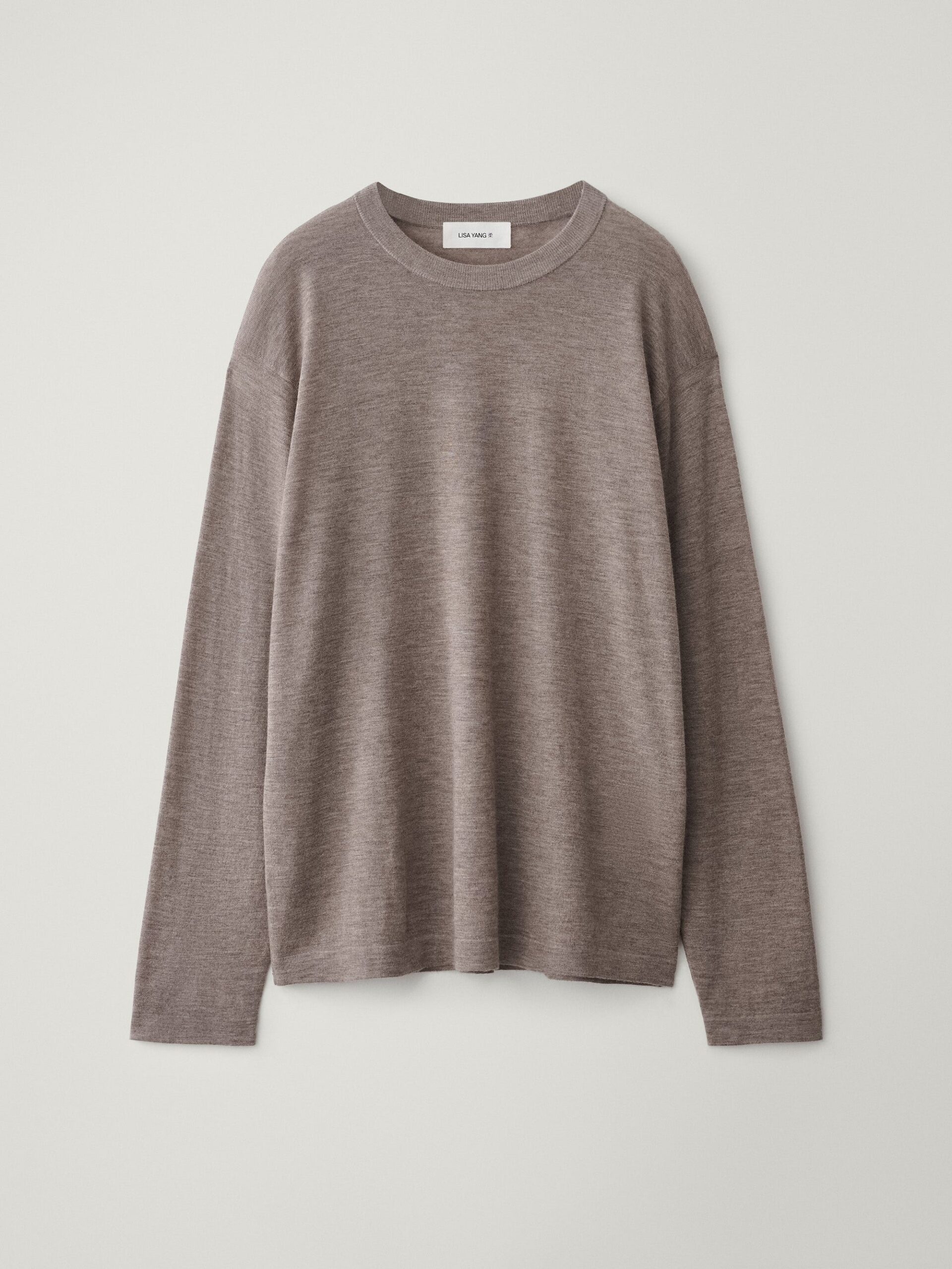 Lisa Yang Nathaniel Sweater in Deep Truffle Lisa Yang Nathaniel Sweater in Deep Truffle | Knitwear | Coveti