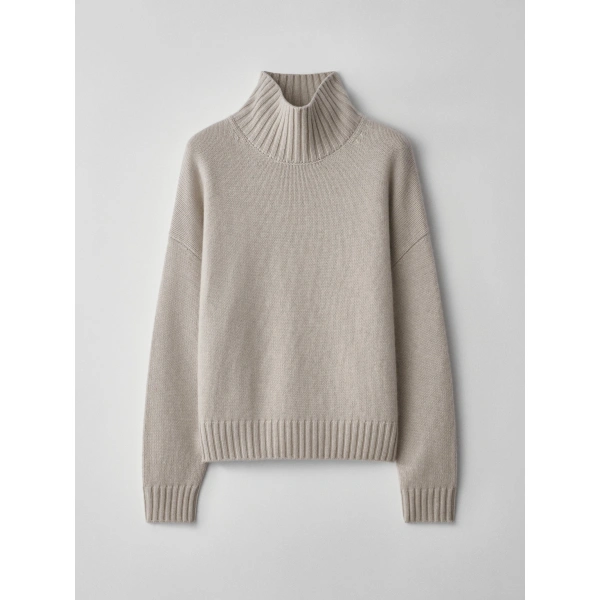 Lisa Yang Olai Sweater in Oyster | Knitwear | Coveti