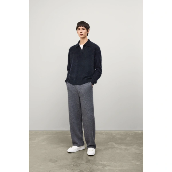 Lisa Yang Omar Sweater in Black Brushed