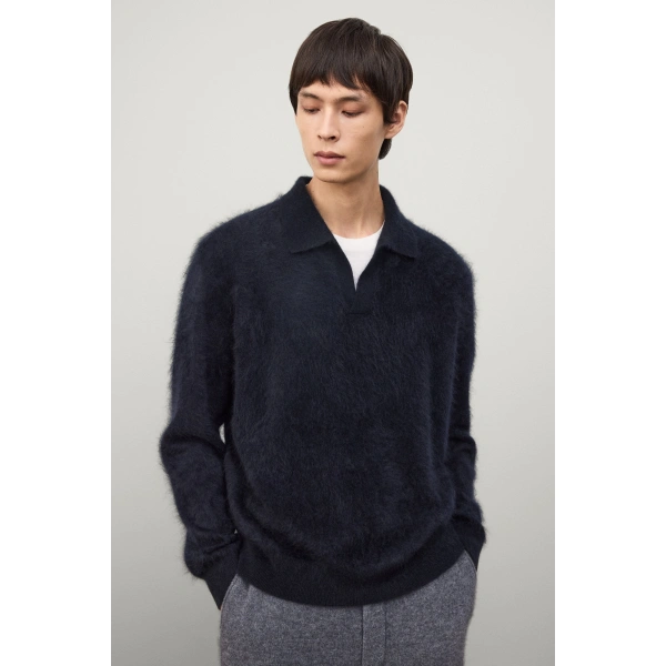 Lisa Yang Omar Sweater in Black Brushed