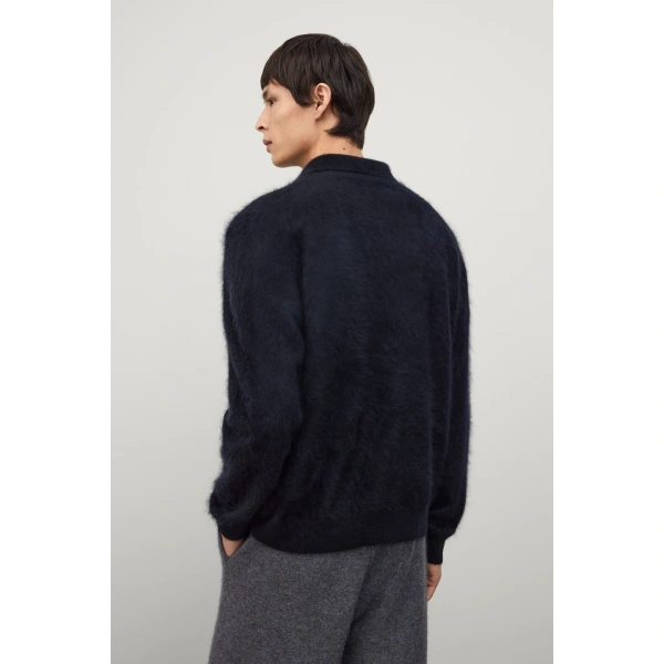 Lisa Yang Omar Sweater in Black Brushed