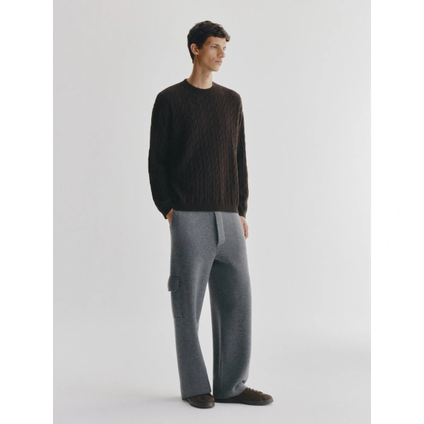 Lisa Yang Oskar Sweater in Dark Oak