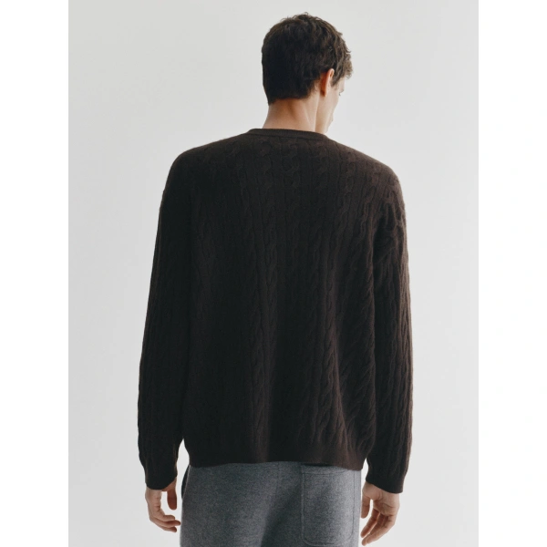 Lisa Yang Oskar Sweater in Dark Oak