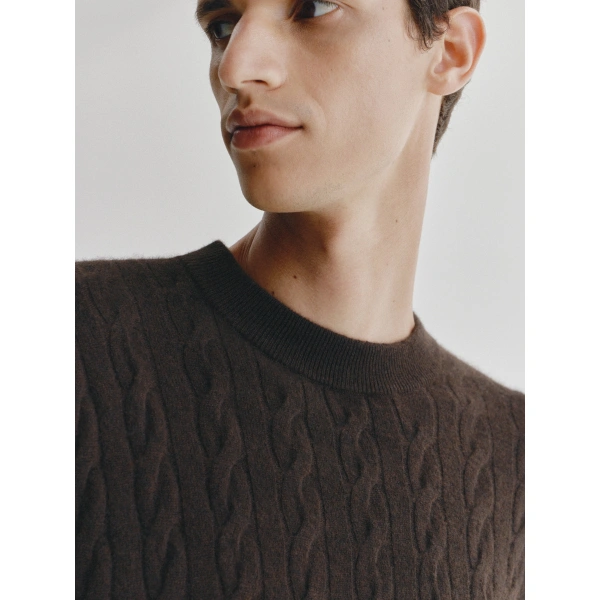 Lisa Yang Oskar Sweater in Dark Oak
