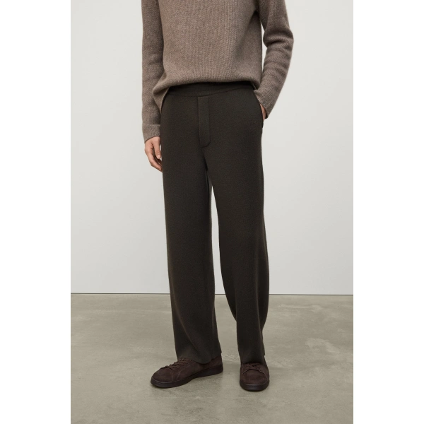 Lisa Yang Parker Trousers in Dark Fern