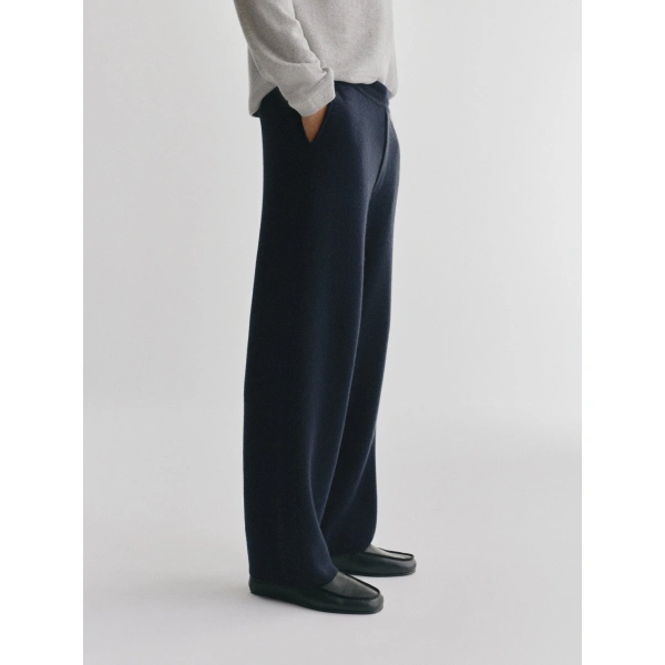 Lisa Yang Parker Trousers in Deep Navy