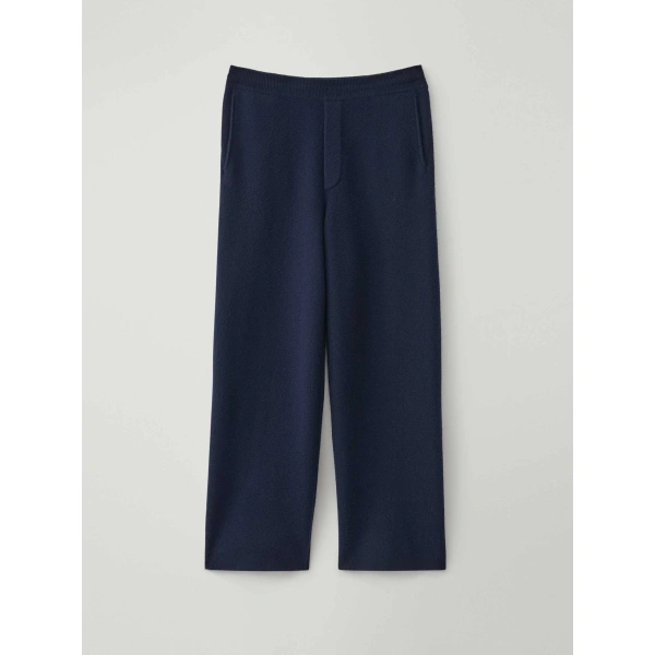 Lisa Yang Parker Trousers in Navy | Pants | Coveti