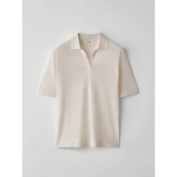 Lisa Yang Peter Sweater in Ivory | Knitwear | Coveti