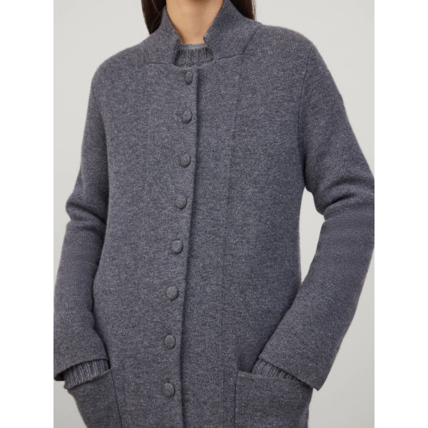 Lisa Yang Rhea Coat in Graphite