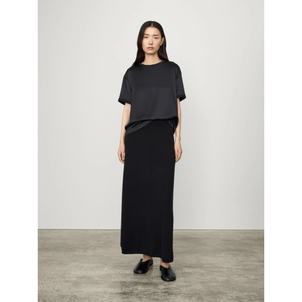 Lisa Yang Round Neck T-Shirt in Midnight