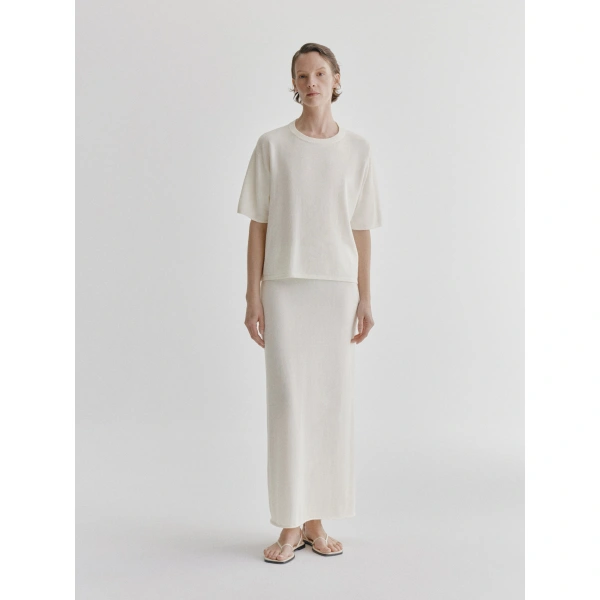 Lisa Yang Rubie T-shirt in Salt