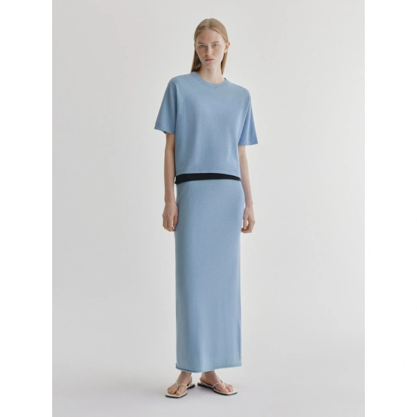 Lisa Yang Rubie T-shirt in Soft Sky