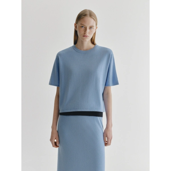 Lisa Yang Rubie T-shirt in Soft Sky