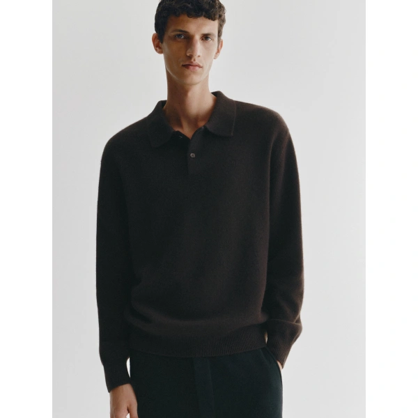 Lisa Yang Rufus Sweater in Dark Oak