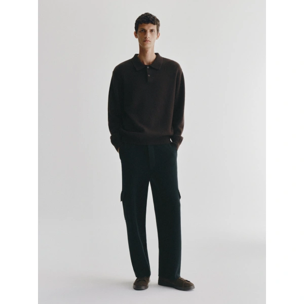 Lisa Yang Rufus Sweater in Dark Oak