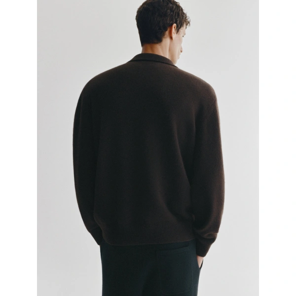Lisa Yang Rufus Sweater in Dark Oak