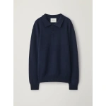 Lisa Yang Rufus Sweater in Navy | Knitwear | Coveti