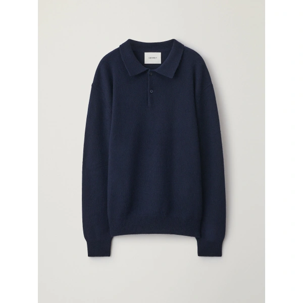 Lisa Yang Rufus Sweater in Navy | Knitwear | Coveti