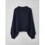 Lisa Yang Runi Sweater in Navy | Cashmere Sweaters | Coveti