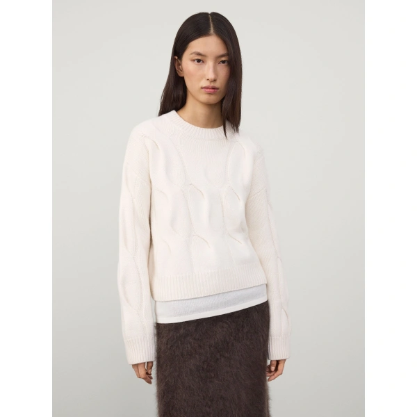Lisa Yang Sammie Sweater in Cream