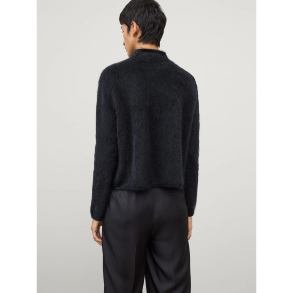 Lisa Yang Sandy Sweater in Black Brushed