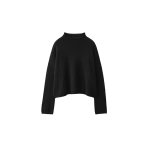 Lisa Yang Sandy Sweater in Black | Cashmere Sweaters | Coveti
