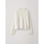 Lisa Yang Sandy Sweater in Cream | Cashmere Sweaters | Coveti