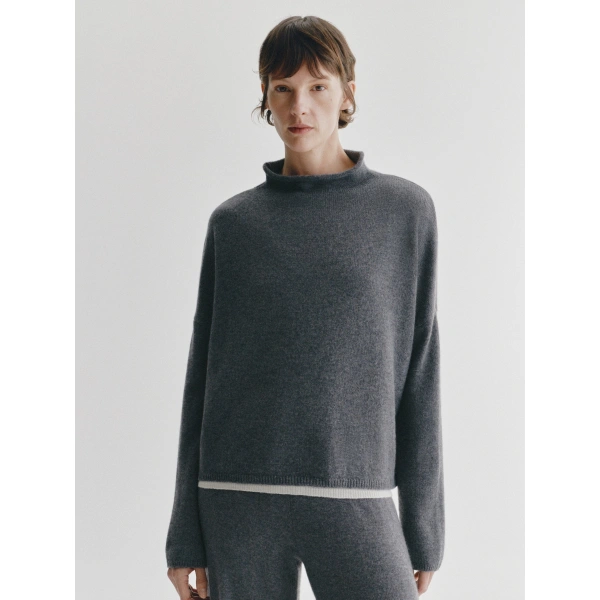 Lisa Yang Sandy Sweater in Graphite