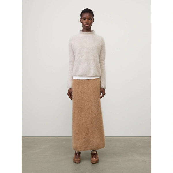 Lisa Yang Sandy Sweater in Sand Brushed