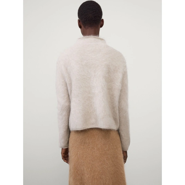 Lisa Yang Sandy Sweater in Sand Brushed