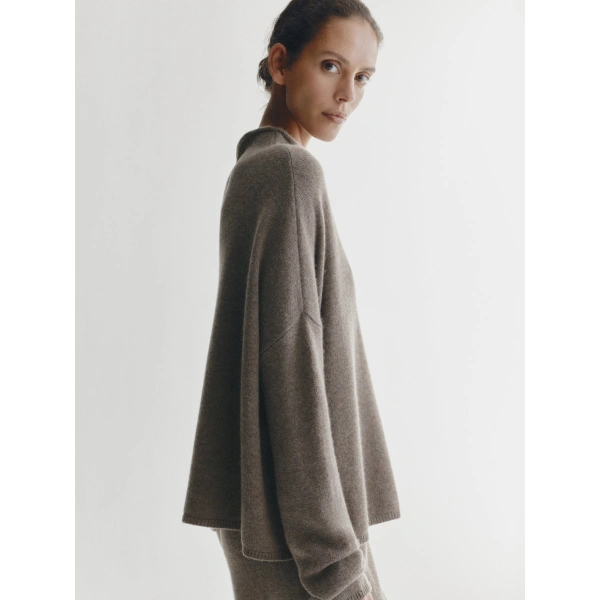 Lisa Yang Sandy Sweater in Truffle