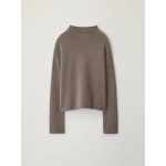 Lisa Yang Sandy Sweater in Truffle | Cashmere Sweaters | Coveti