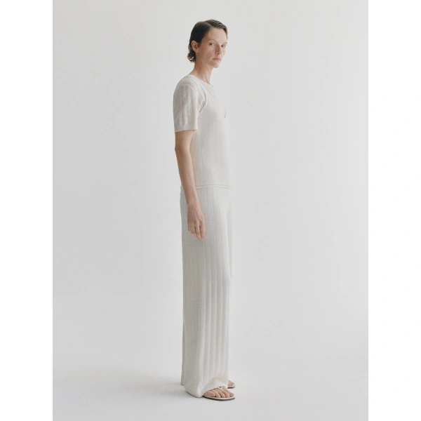Lisa Yang Shannen Trousers in Salt