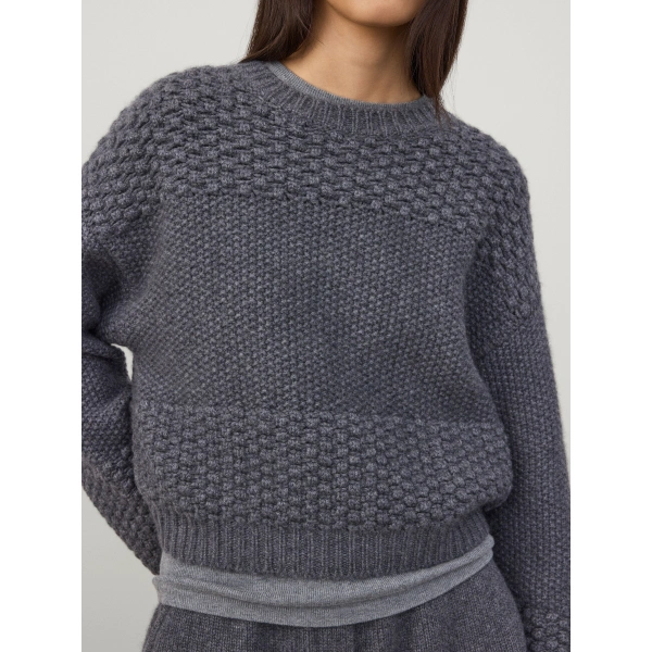 Lisa Yang Signe Sweater in Graphite