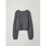 Lisa Yang Signe Sweater in Graphite | Cashmere Sweaters | Coveti