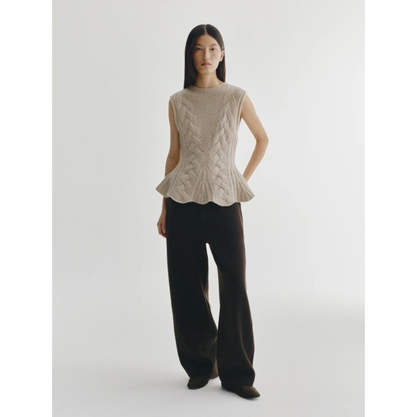 Lisa Yang Signy Top in Sand
