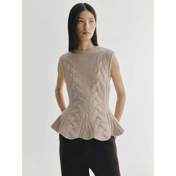 Lisa Yang Signy Top in Sand