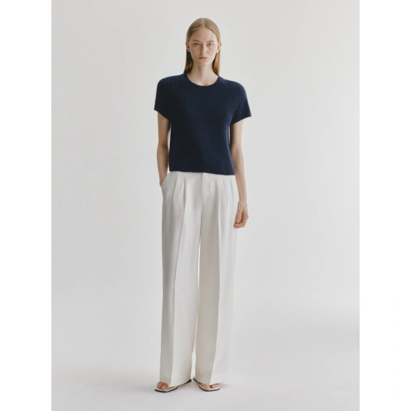 Lisa Yang Siona T-Shirt in Navy