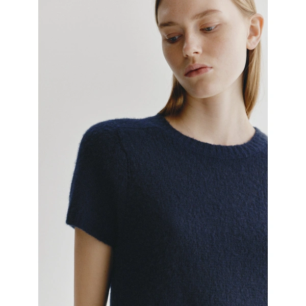 Lisa Yang Siona T-Shirt in Navy