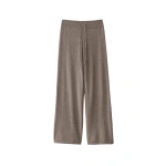Lisa Yang Sofi Trousers in Truffle | Pants | Coveti