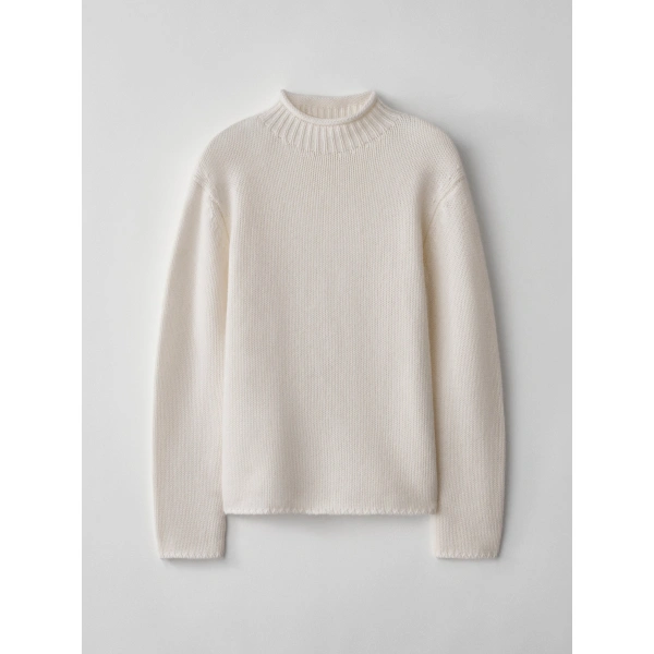 Lisa Yang Sylvan Sweater in Cream | Knitwear | Coveti