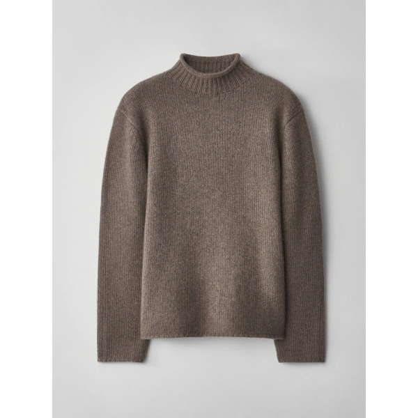Lisa Yang Sylvan Sweater in Truffle | Knitwear | Coveti